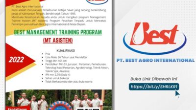 Gaji pt best agro international