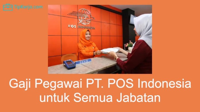 Gaji pt pos indonesia