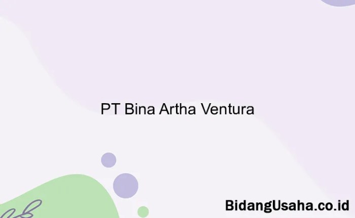 Gaji pt bina artha ventura