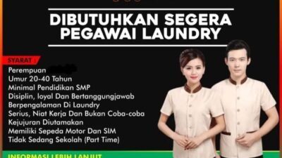 Gaji karyawan laundry