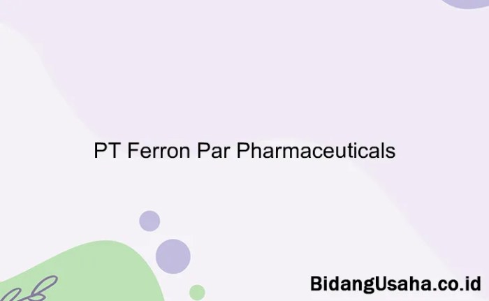 Gaji pt ferron par pharmaceuticals