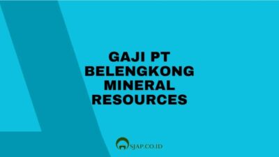 Gaji pt belengkong mineral resources