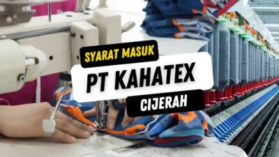 Gaji pt kahatex cijerah
