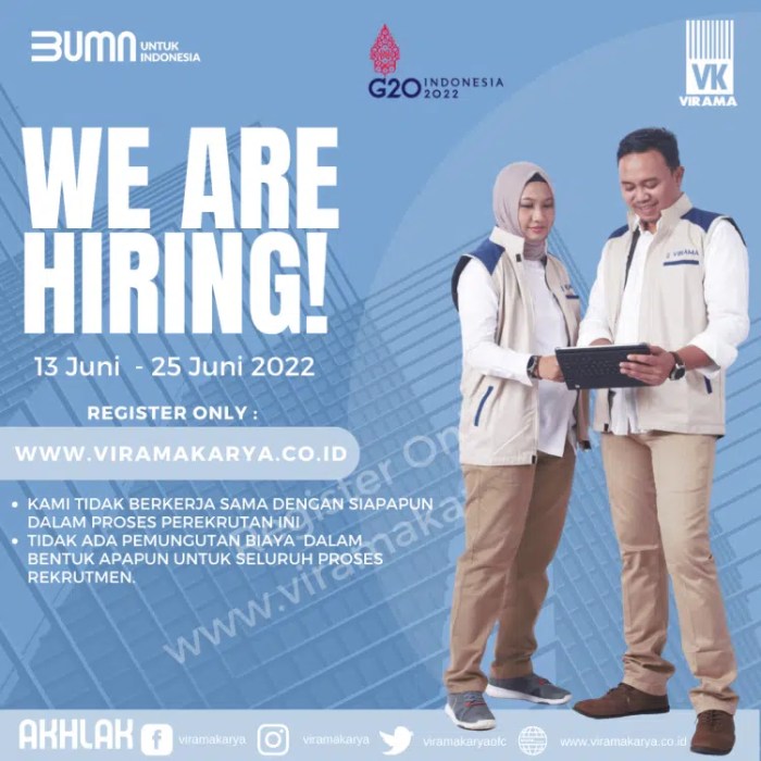 Gaji pt virama karya