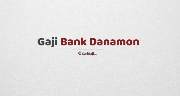 Gaji bank danamon