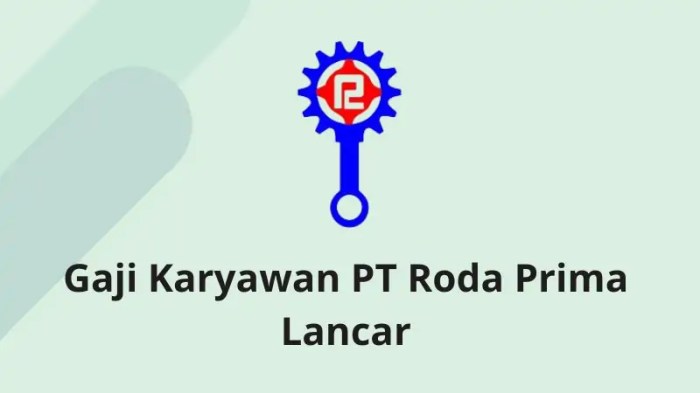 Gaji pt roda prima lancar tangerang