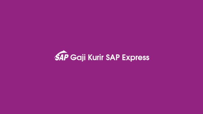 Gaji pt sap express