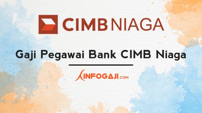 Gaji pegawai bank cimb niaga