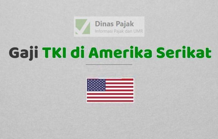 Gaji tki di amerika