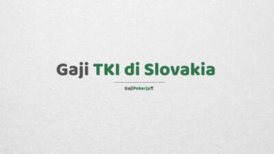 Gaji karyawan di slovakia