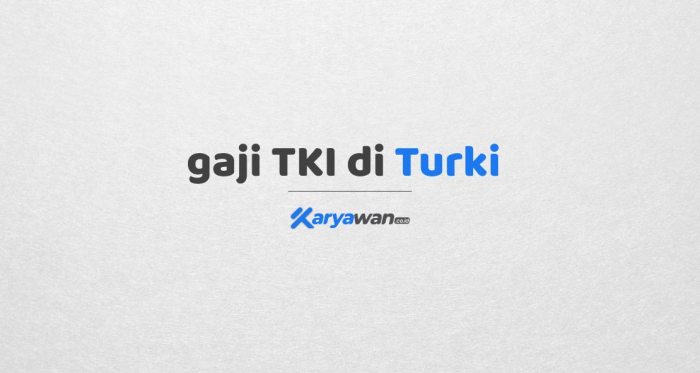 Gaji karyawan di turki
