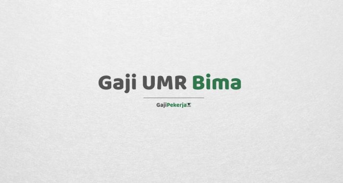 Gaji umk bima