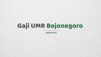 Gaji umr bojonegoro