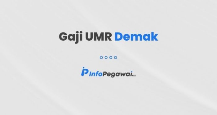 Gaji umr demak 2024 terbaru