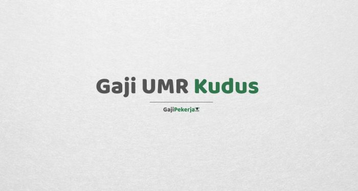 Gaji umr kudus 2024 terbaru