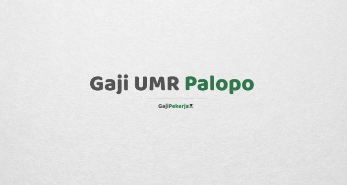 Gaji umr kota palopo 2024 terupdate