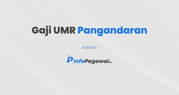 Gaji umk pangandaran