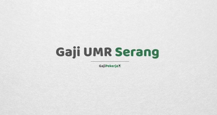 Gaji umr kota serang 2024 terbaru