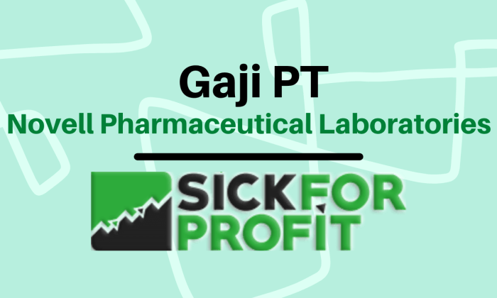 Gaji pt novell pharmaceutical laboratories