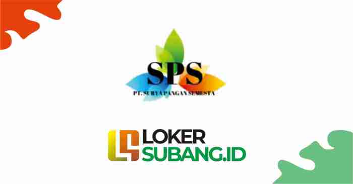 Gaji pt surya pangan sejahtera