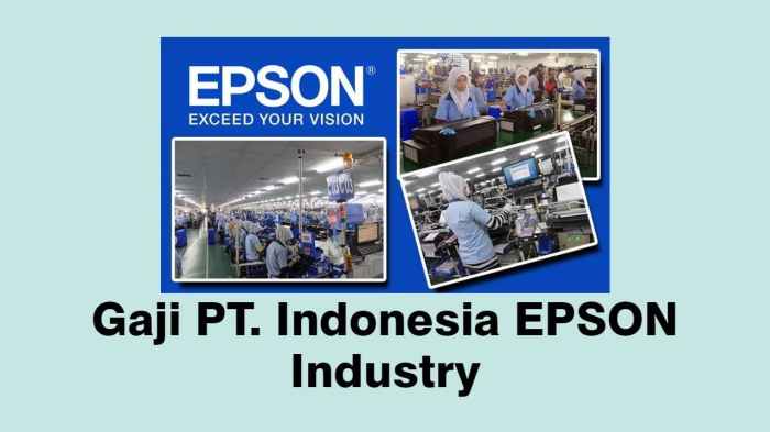 Gaji karyawan pt epson