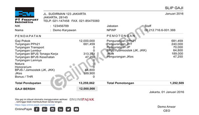 Gaji pt freeport indonesia