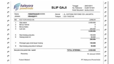 Gaji pt haleyora powerindo 2018