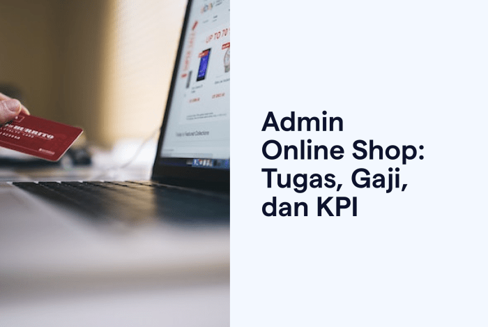 Gaji admin online shop