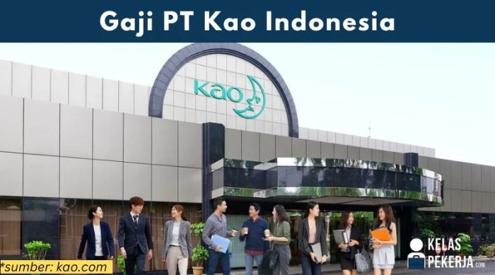 Gaji pt kao indonesia