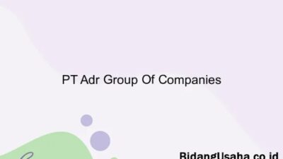 Gaji pt adr group tangerang