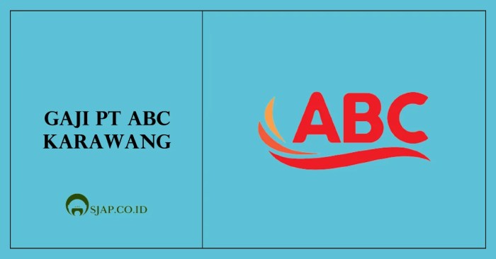 Gaji pt abc karawang