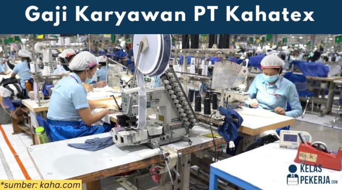 Gaji pt kahatex