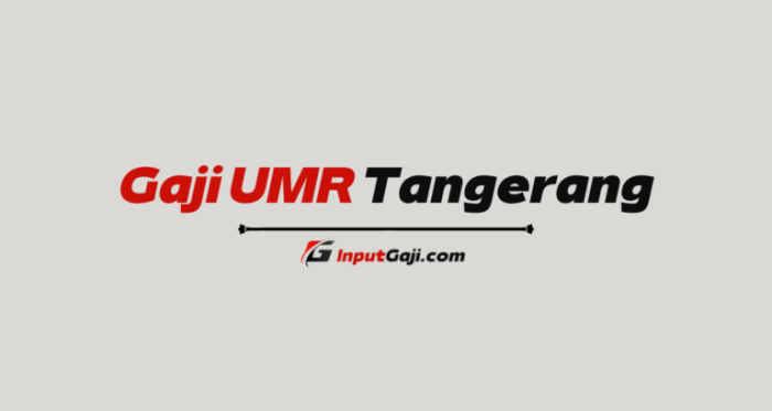 Gaji umr kota tangerang 2024 terbaru