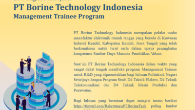 Gaji pt borine technology indonesia