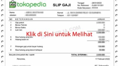 Gaji karyawan tokopedia