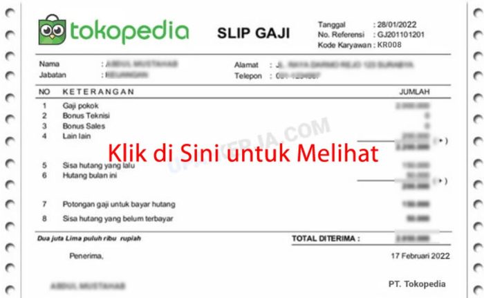 Gaji karyawan tokopedia